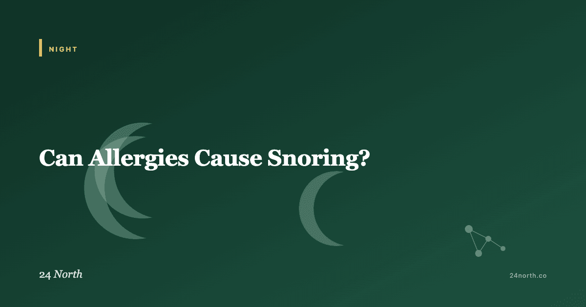 Can Allergies Cause Snoring? — 24 North illustrated guide