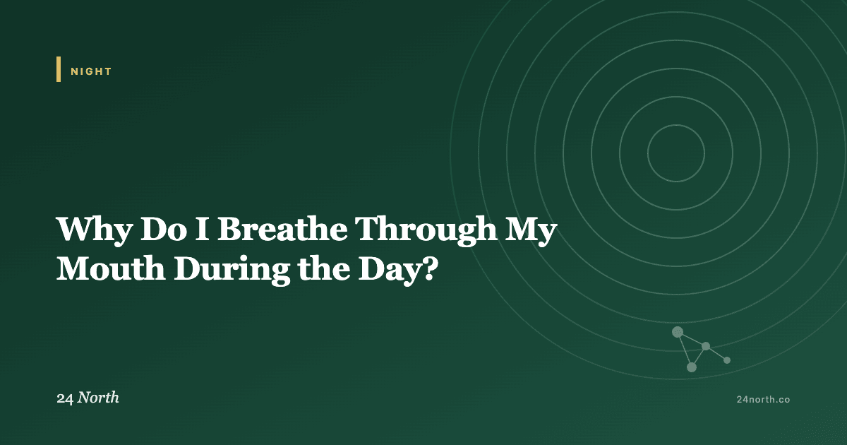 Why Do I Breathe Through My Mouth During the Day? — 24 North illustrated guide